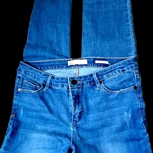 NWOT Anne Klein Blue Jeans. Mid rise skinny cropped ankle size 6